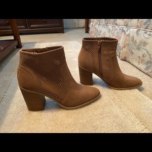 Brown booties